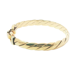 7.5"- Pre-Owned-9ct-Double hook Bangle ( 36.82g )